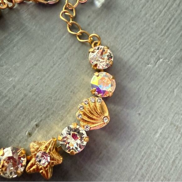 Sabika LIKE Gold Tone Nautical Seashell Bracelet - Picture 8 of 9